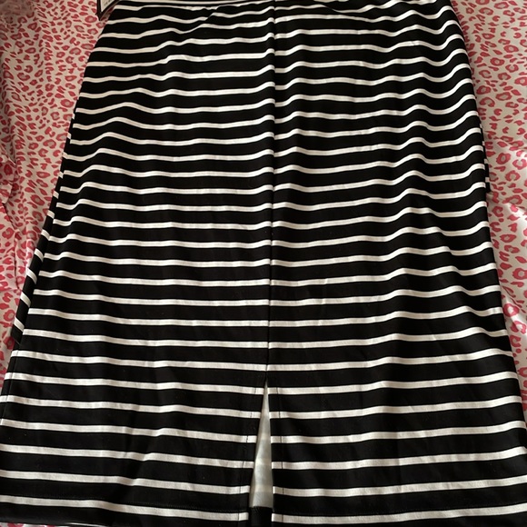 Nordstrom Halogen Black/Ivory Skirt - Picture 2 of 2